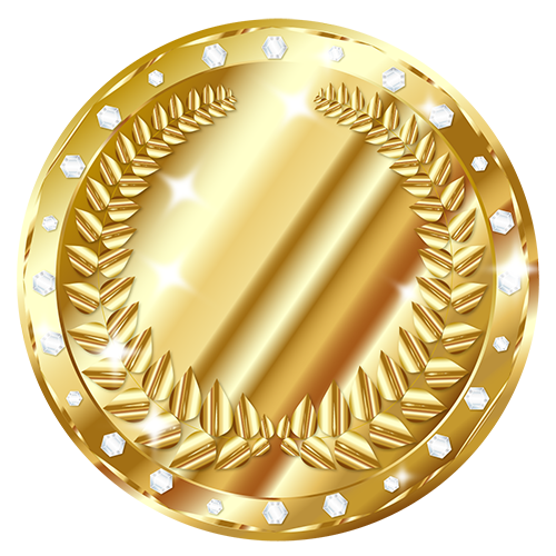 GOLDメダルリボン無し Medium(5),Brablogオリジナル素材 メダル リボン無し,商用フリー メダル,無料素材 メダル,GOLDメダル,Brablogオリジナル素材,コールドメダル,金色メダル,メダル 素材,無料素材,商用フリー素材,Brablogオリジナル メダル