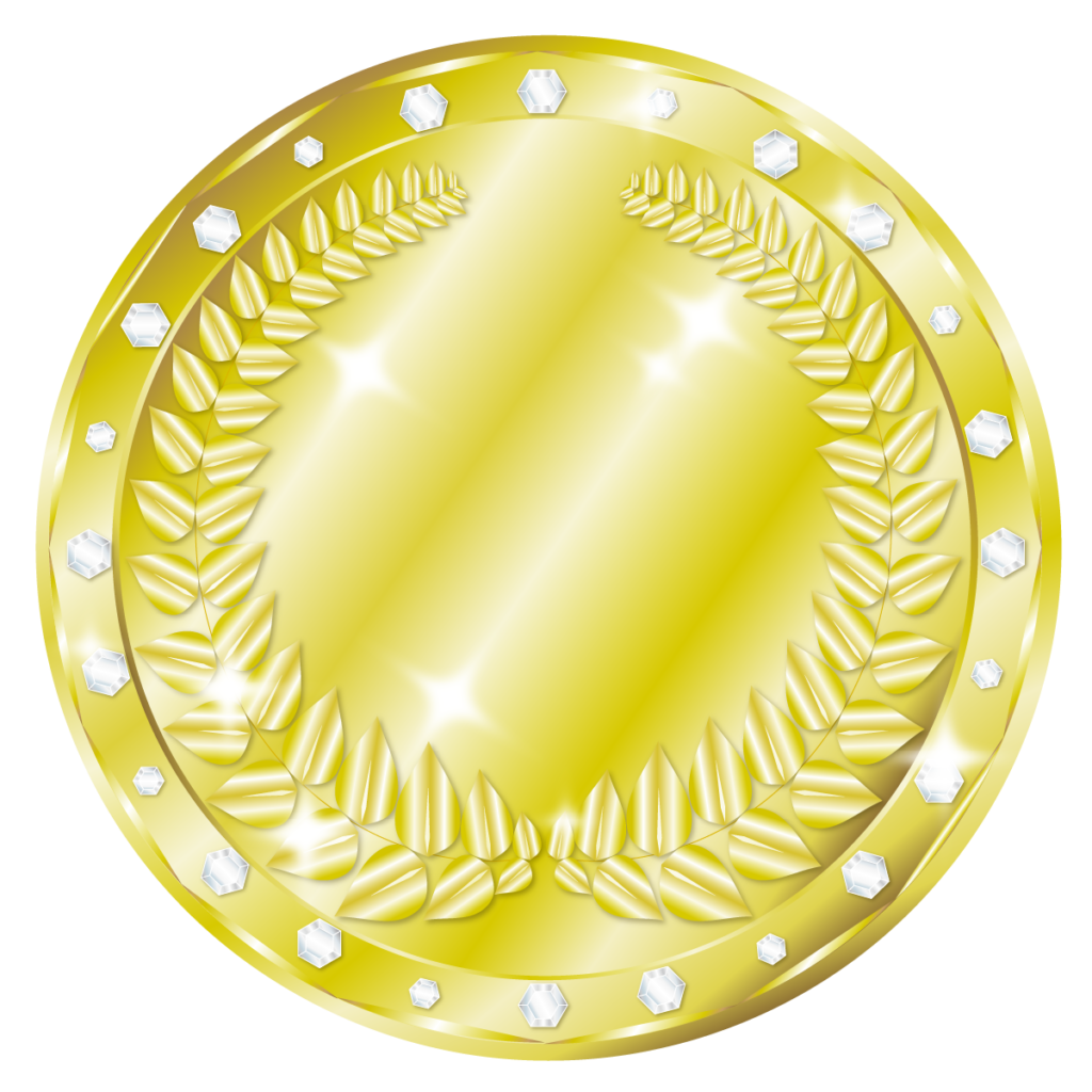 GOLDメダルリボン無し (1),Brablogオリジナル素材 メダル リボン無し,商用フリー メダル,無料素材 メダル,GOLDメダル,Brablogオリジナル素材,コールドメダル,金色メダル,メダル 素材,無料素材,商用フリー素材,Brablogオリジナル メダル