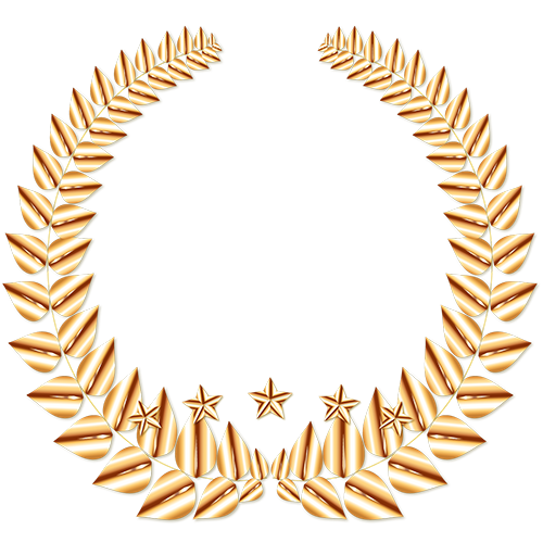 GOLDメダル5つ星月桂樹 Medium(3),Brablogオリジナル素材 メダル 5つ星月桂樹,商用フリー メダル,無料素材 メダル,GOLDメダル,Brablogオリジナル素材,コールドメダル,金色メダル,メダル 素材,無料素材,商用フリー素材,Brablogオリジナル メダル