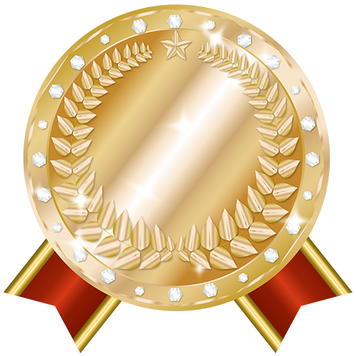GOLDメダル双リボン Medium(5),Brablogオリジナル素材 メダル リボン,商用フリー メダル,無料素材 メダル,GOLDメダル,Brablogオリジナル素材,コールドメダル,金色メダル,メダル 素材,無料素材,商用フリー素材,Brablogオリジナル メダル