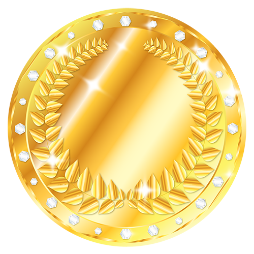 GOLDメダルリボン無し Medium(8),Brablogオリジナル素材 メダル リボン無し,商用フリー メダル,無料素材 メダル,GOLDメダル,Brablogオリジナル素材,コールドメダル,金色メダル,メダル 素材,無料素材,商用フリー素材,Brablogオリジナル メダル