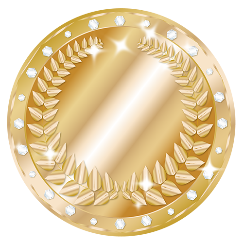 GOLDメダルリボン無し Medium(4),Brablogオリジナル素材 メダル リボン無し,商用フリー メダル,無料素材 メダル,GOLDメダル,Brablogオリジナル素材,コールドメダル,金色メダル,メダル 素材,無料素材,商用フリー素材,Brablogオリジナル メダル
